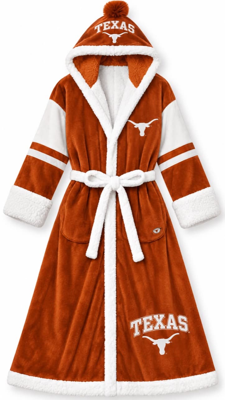 Texas Longhorns · M Saturday Robe, front view